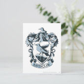 Harry Potter | Modernes Ravenclaw-Wappen Postkarte (Stehend Vorderseite)