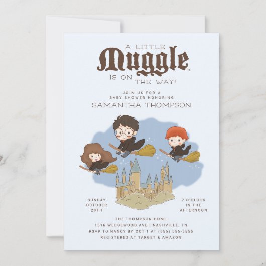 Harry Potter | Muggle-Baby-Party Einladung (Vorderseite)