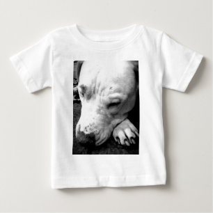Harry Potter Narbe Hund weißer Pit Bull Baby T-shirt