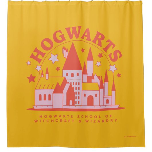 HARRY POTTER™ | Niedlich HOGWARTS™ School Duschvorhang (Vorderseite)