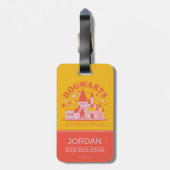 HARRY POTTER™ | Niedlich HOGWARTS™ School Gepäckanhänger (Rückseite vertikal)