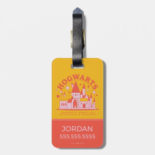 HARRY POTTER™ | Niedlich HOGWARTS™ School Gepäckanhänger (Rückseite vertikal)