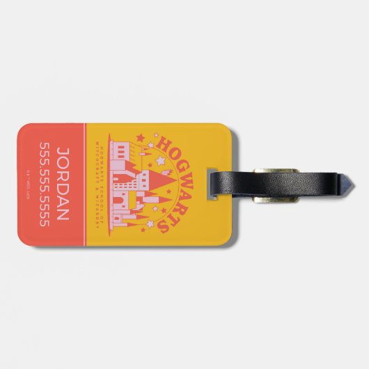 HARRY POTTER™ | Niedlich HOGWARTS™ School Gepäckanhänger (Rückseite horizontal)