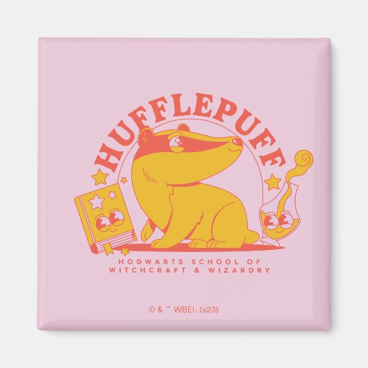 HARRY POTTER™ | Niedlich HUFFLEPUFF™ Magnet (Vorne)