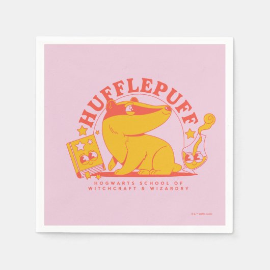 HARRY POTTER™ | Niedlich HUFFLEPUFF™ Serviette (Vorderseite)