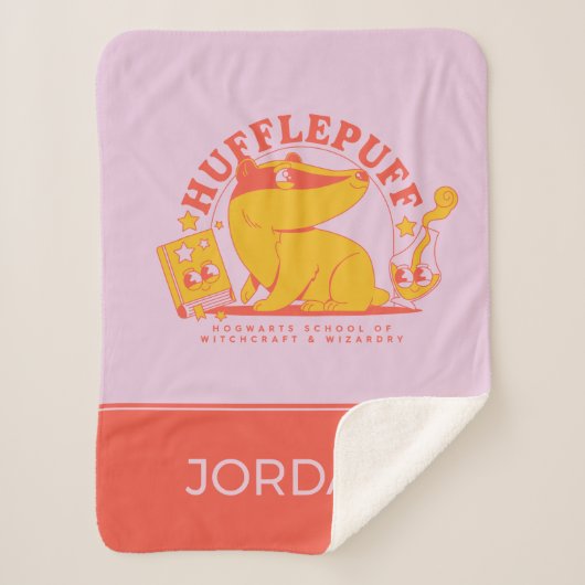 HARRY POTTER™ | Niedlich HUFFLEPUFF™ Sherpadecke (Vorderseite)
