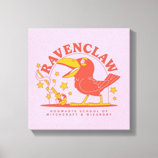 HARRY POTTER™ | Niedlich RAVENCLAW™ Hogwarts Schoo Leinwanddruck (Vorderseite)