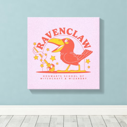 HARRY POTTER™ | Niedlich RAVENCLAW™ Hogwarts Schoo Leinwanddruck (Insitu (Holzboden))