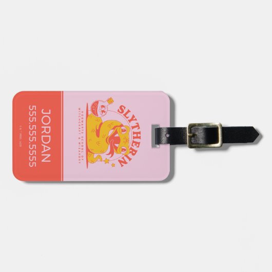 HARRY POTTER™ | Niedlich SLYTHERIN™ Hogwarts Schoo Gepäckanhänger (Vorderseite horizontal)