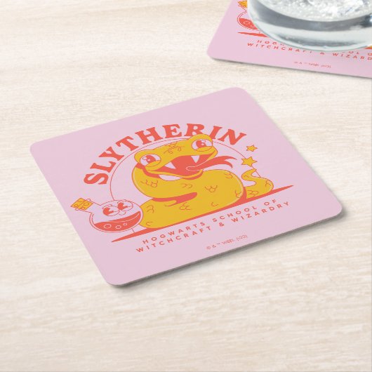 HARRY POTTER™ | Niedlich SLYTHERIN™ Hogwarts Schoo Rechteckiger Pappuntersetzer (angewinkelt)