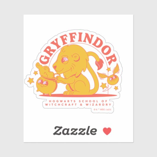 HARRY POTTER™ | Niedliche GRYFFINDOR™ Hogwarts Sch Aufkleber (Blatt)