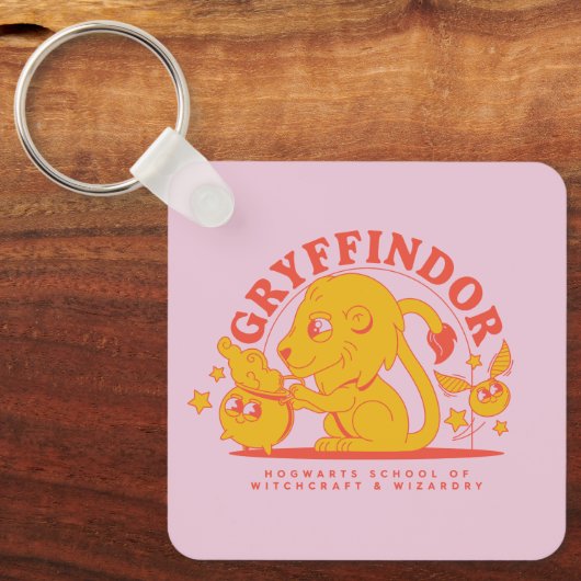 HARRY POTTER™ | Niedliche GRYFFINDOR™ Hogwarts Sch Schlüsselanhänger (Vorderseite)