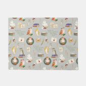 HARRY POTTER™ | Owl Letter Pattern Fußmatte (Vorderseite)