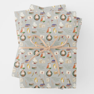 HARRY POTTER™   Owl Letter Pattern Geschenkpapier Set