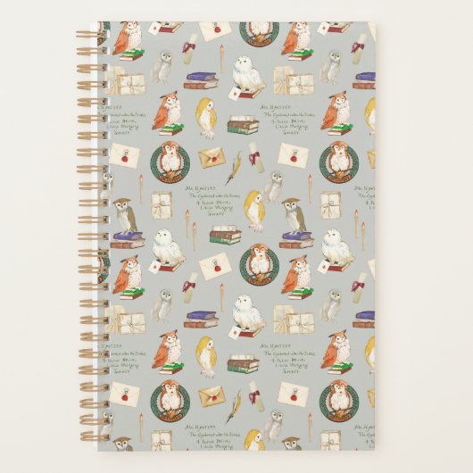 HARRY POTTER™ | Owl Letter Pattern Planer (Vorderseite)