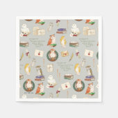 HARRY POTTER™ | Owl Letter Pattern Serviette (Vorderseite)