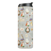 HARRY POTTER™ | Owl Letter Pattern Thermosbecher (Nach links gedreht)