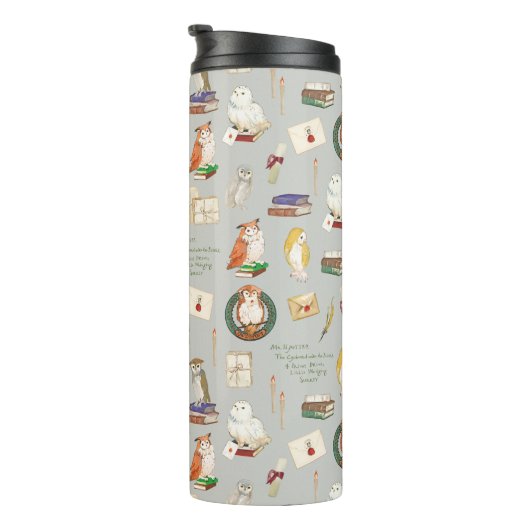 HARRY POTTER™ | Owl Letter Pattern Thermosbecher (Nach rechts gedreht)