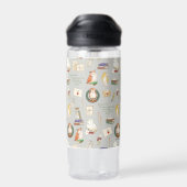 HARRY POTTER™ | Owl Letter Pattern Trinkflasche (Rückseite)