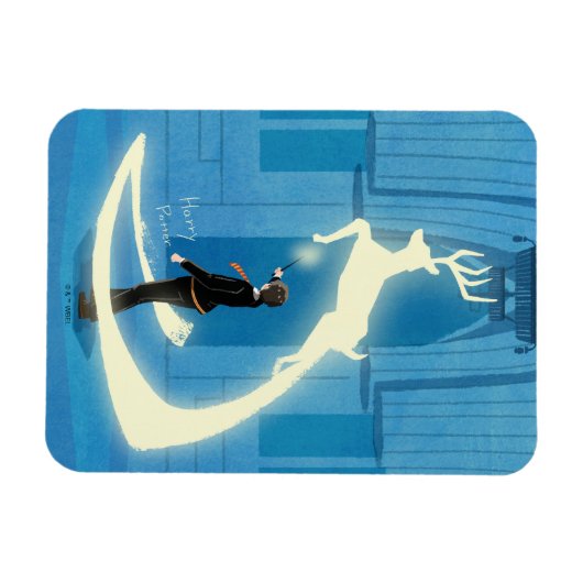 HARRY POTTER™ Patronus-Gemälde Magnet (Horizontal)