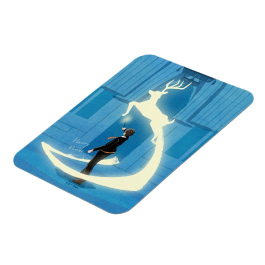 HARRY POTTER™ Patronus-Gemälde Magnet (Linke Seite)