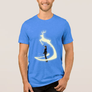 HARRY POTTER™ Patronus-Gemälde Tri-Blend Shirt
