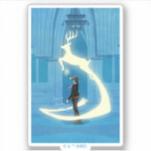 HARRY POTTER™ Patronus-Malerei Aufkleber (Vorderseite)
