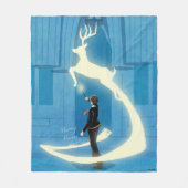 HARRY POTTER™ Patronus-Malerei Fleecedecke (Vorderseite)
