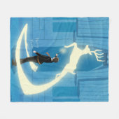 HARRY POTTER™ Patronus-Malerei Fleecedecke (Vorderseite (Horizontal))
