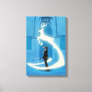 HARRY POTTER™ Patronus-Malerei Leinwanddruck