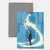 HARRY POTTER™ Patronus-Malerei Magnet (Vorderseite/Rückseite)