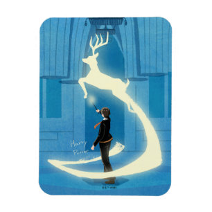 HARRY POTTER™ Patronus-Malerei Magnet
