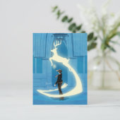 HARRY POTTER™ Patronus-Malerei Postkarte (Stehend Vorderseite)