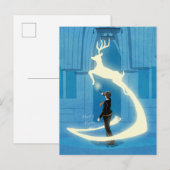 HARRY POTTER™ Patronus-Malerei Postkarte (Vorne/Hinten)
