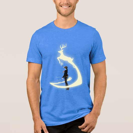 HARRY POTTER™ Patronus-Malerei Tri-Blend Shirt (Vorderseite)