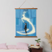 HARRY POTTER™ Patronus-Malerei Wandteppich Mit Holzrahmen (Schlafzimmer)