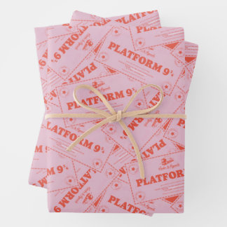 HARRY POTTER™ | Platforn 9 3/4 Zugfahrkarten Geschenkpapier Set