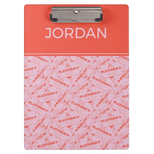 HARRY POTTER™ | Platforn 9 3/4 Zugfahrkarten Klemmbrett (Vorderseite)