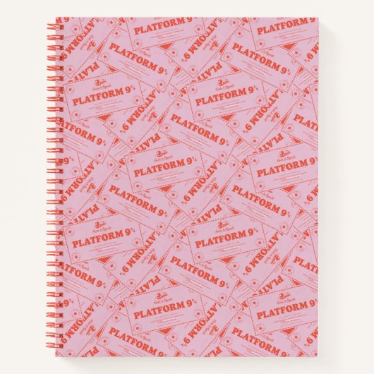 HARRY POTTER™ | Platforn 9 3/4 Zugfahrkarten Notizblock (Vorderseite)