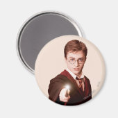 Harry Potter Points Wand Magnet (Vorderseite/Rückseite)