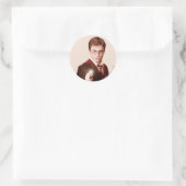 Harry Potter-Punkt-Stab Runder Aufkleber (Tasche)