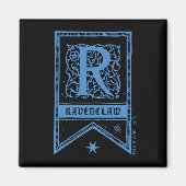 Harry Potter | RAVCLAUS Monogram Banner Magnet (Vorne)