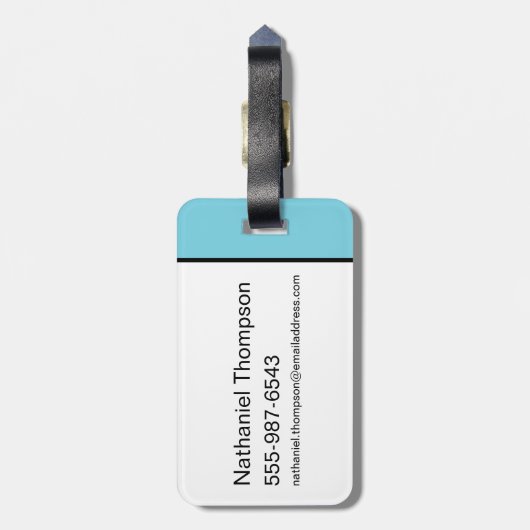 HARRY POTTER™ | RAVENCLAW™ Athletic Abzeichen Gepäckanhänger (Rückseite vertikal)