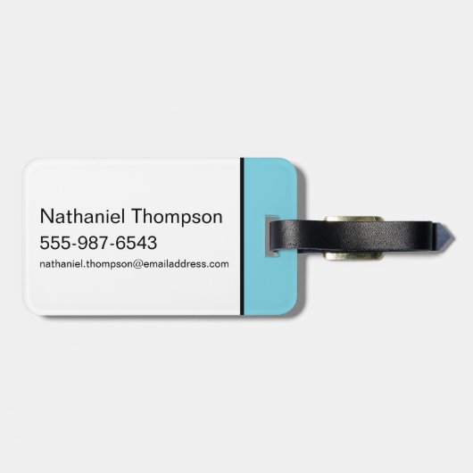 HARRY POTTER™ | RAVENCLAW™ Athletic Abzeichen Gepäckanhänger (Rückseite horizontal)