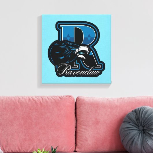 HARRY POTTER™ | RAVENCLAW™ Athletic Abzeichen Leinwanddruck (Insitu (Wohnzimmer))