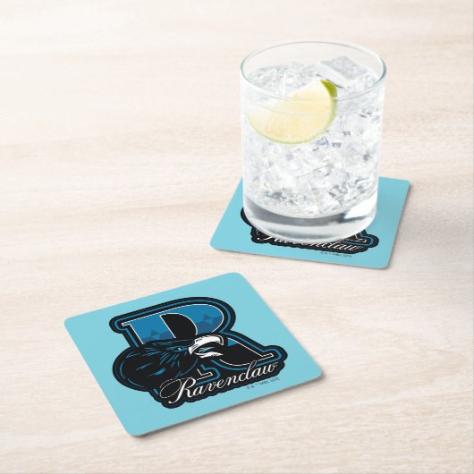HARRY POTTER™ | RAVENCLAW™ Athletic Abzeichen Rechteckiger Pappuntersetzer (Vor Ort)