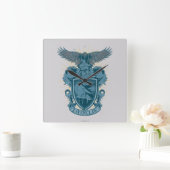 Harry Potter Ravenclaw Crest Quadratische Wanduhr (Zuhause)