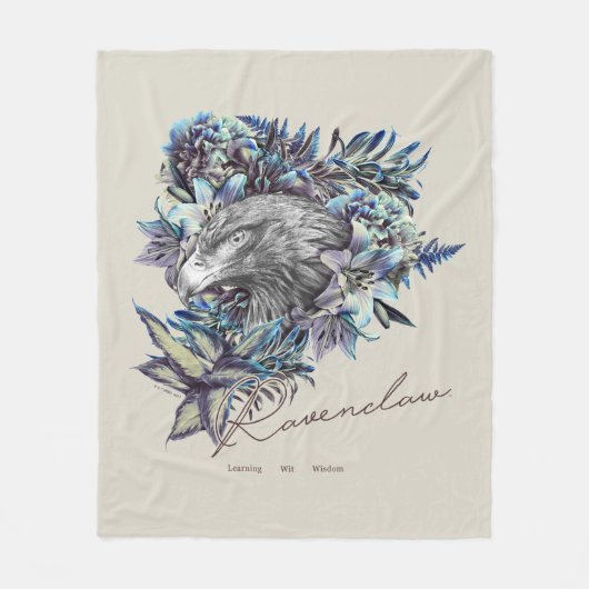 HARRY POTTER™ RAVENCLAW™ Floral Graphic Fleecedecke (Vorderseite)