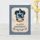 Harry Potter | Ravenclaw Happy Birthday Karte (Gelbe Blume)