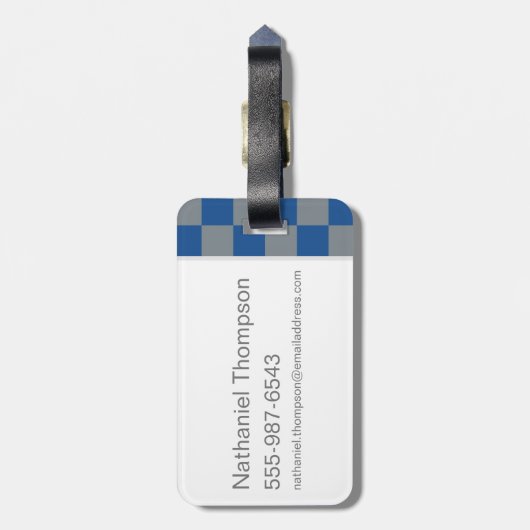 Harry Potter | Ravenclaw House Pride Wappen Gepäckanhänger (Rückseite vertikal)